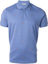 logo embellished polo shirt Moncler