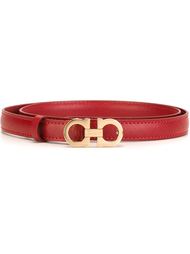 тонкий ремень с логотипом  Salvatore Ferragamo