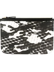 клатч с камуфляжным принтом Pierre Hardy