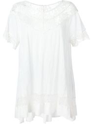 lace neck flared top P.A.R.O.S.H.