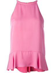 halterneck peplum tank top Diane Von Furstenberg