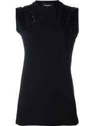 декорированный топ  Dsquared2