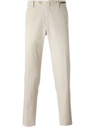 pleated straight leg chinos Pt01