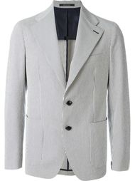 pinstriped single breasted blazer Tagliatore
