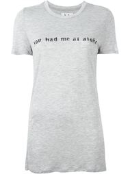 You Had Me At Aloha print long fit T-shirt Zoe Karssen