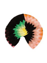 трикотажный тюрбан с зигзагообразным узором Missoni
