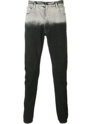джинсы с градиентным узором Rick Owens DRKSHDW