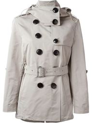 double breasted coat Burberry Brit