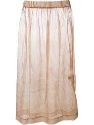 sheer maxi skirt Uma Wang