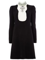 платье с декорированным нагрудником Giambattista Valli