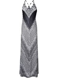 zigzag pattern maxi dress Missoni
