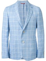 checked 'Marked Pictures' single breasted blazer Fay