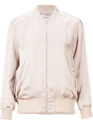 satin bomber jacket En Route