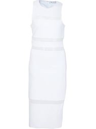 sheer stripe midi dress  T By Alexander Wang