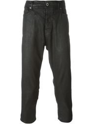 укороченные брюки с вощеным покрытием Diesel Black Gold