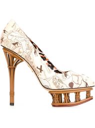 Разноцветные туфли 'Dolly'  Charlotte Olympia