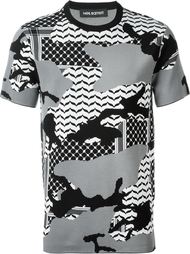 patterned knit T-shirt  Neil Barrett