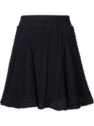 textured box pleat a-line skirt Iro