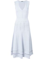 платье c V-образным вырезом  Alexander McQueen