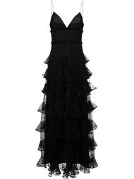 платье с оборками Alexander McQueen
