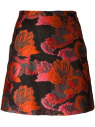 floral jacquard mini skirt Gianluca Capannolo