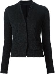 jacquard button down fitted jacket Transit