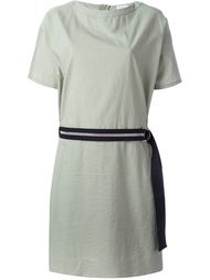платье шифт с поясом Brunello Cucinelli
