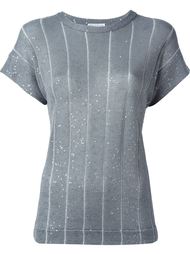 sequin knitted top Brunello Cucinelli