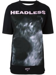'Headless' open back T-shirt Hood By Air