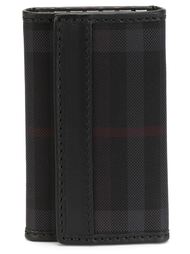 чехол для ключей в клетку Burberry