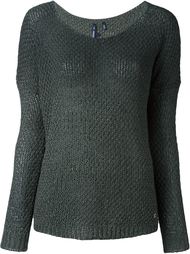 knitted wide neck jumper Woolrich