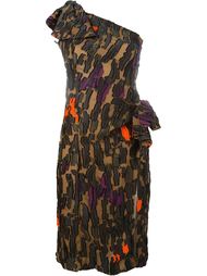 zebra print fil coupé dress Versace