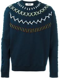 embellished sweatshirt MSGM