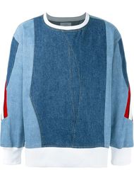 denim sweatshirt Facetasm