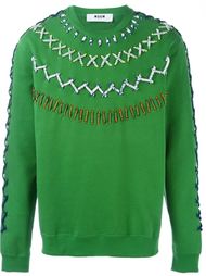 embellished sweatshirt MSGM