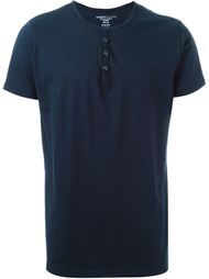 grandad collar T-shirt Majestic Filatures