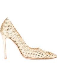 woven stiletto pumps Gianvito Rossi