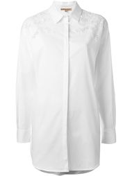 рубашка с кружевной отделкой Ermanno Scervino