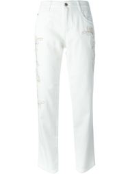 брюки с вышивкой Ermanno Scervino