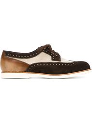 броги с панельным дизайном  Santoni
