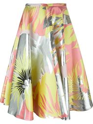 flower print A-line skirt Rochas