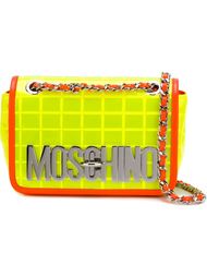 logo plaque crossbody bag Moschino