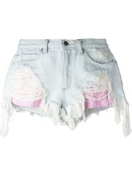destroyed denim shorts Alexander Wang