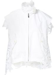 floral zipped top Sacai