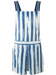 striped print playsuit Cristiano Burani