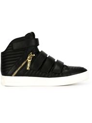 velcro fastening hi-top sneakers Pierre Balmain