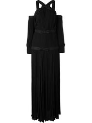 pleated bow evening dress Alessandra Rich