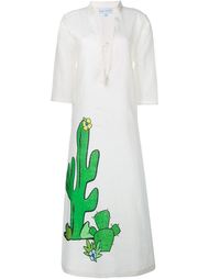 Cactus Printed Kaftan Dress Mira Mikati