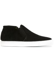 textured pleated panel slip on sneakers Laneus