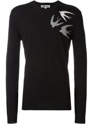 свитер с ласточками McQ Alexander McQueen
